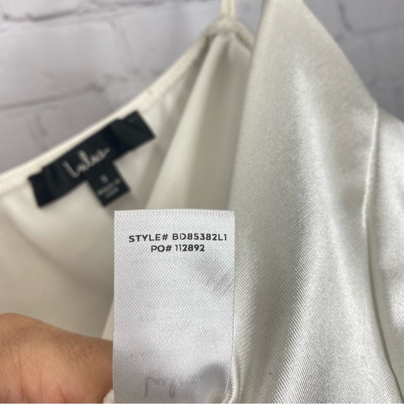 Lulu’s Forever Your Girl White Satin Bodycon Dress - Picture 7 of 9